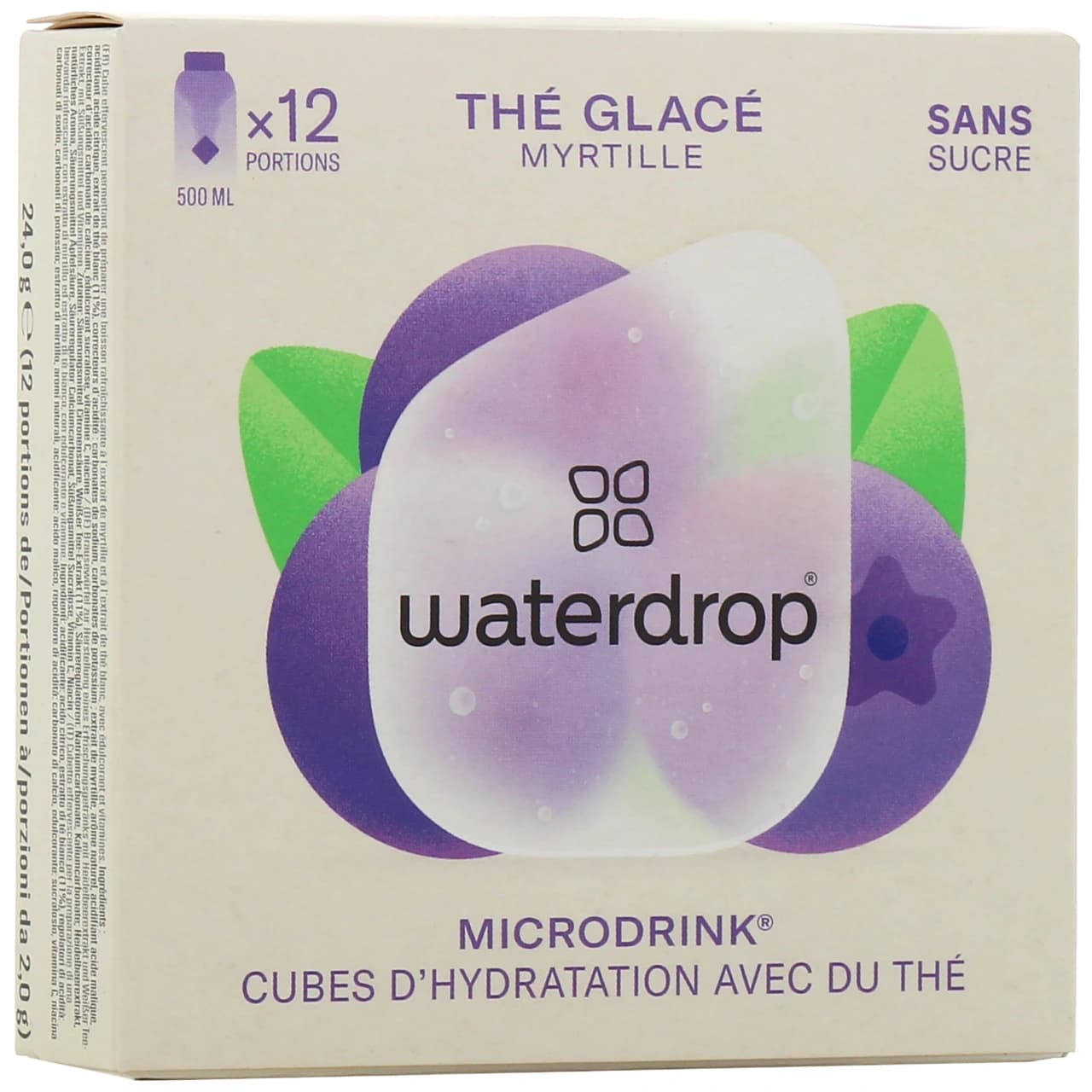 WATERDROP MICRODRINK THE MYRTIL 12 — Grande Pharmacie de Grenelle