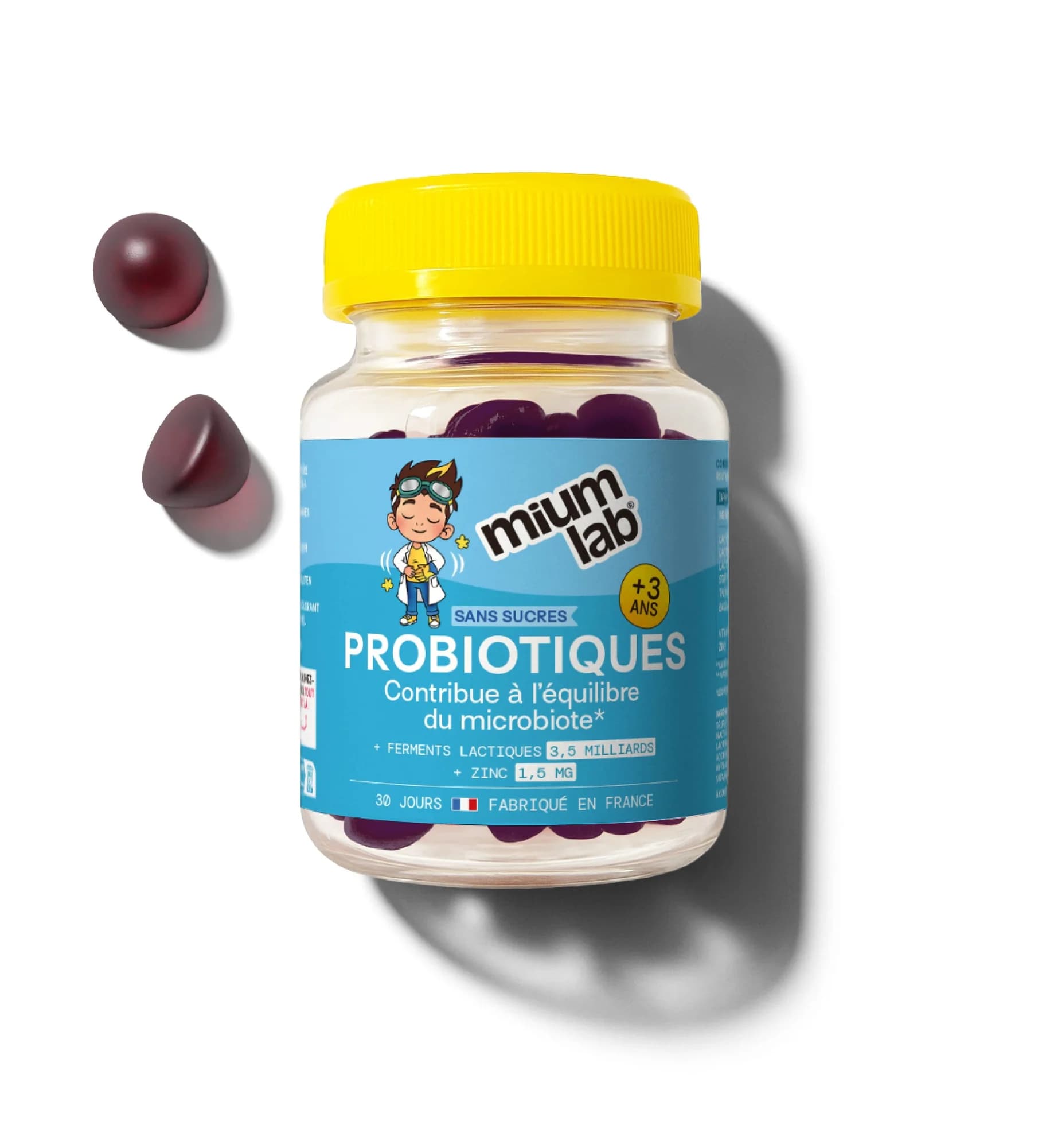 MIUMLAB KID S SUC PROBIO GUMM 30 — Pharmacie Lyon Grand Trou
