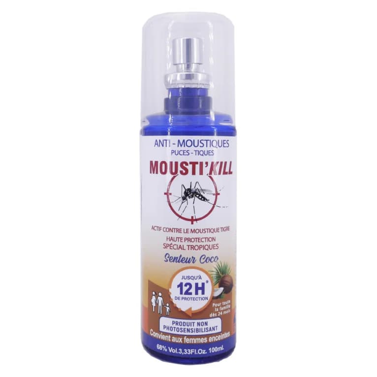 MOUSTI'KILL A/MOUSTIQ COCO 100ML — Pharmacie du port st-Maxime