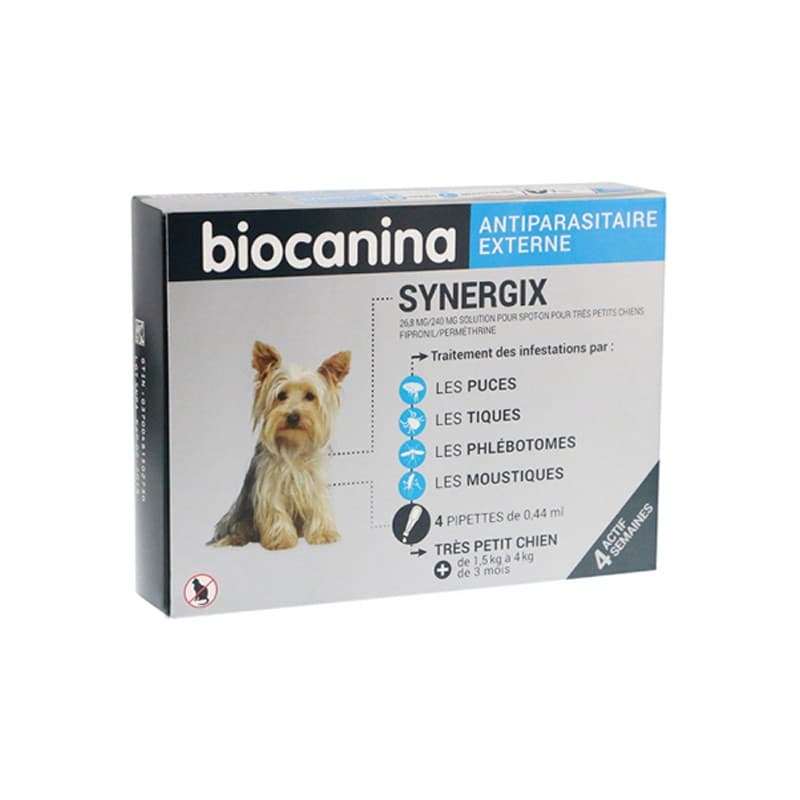 BIOCANINA SYNERGIX TR/PET CHIEN 4 — Grande Pharmacie de la Rode