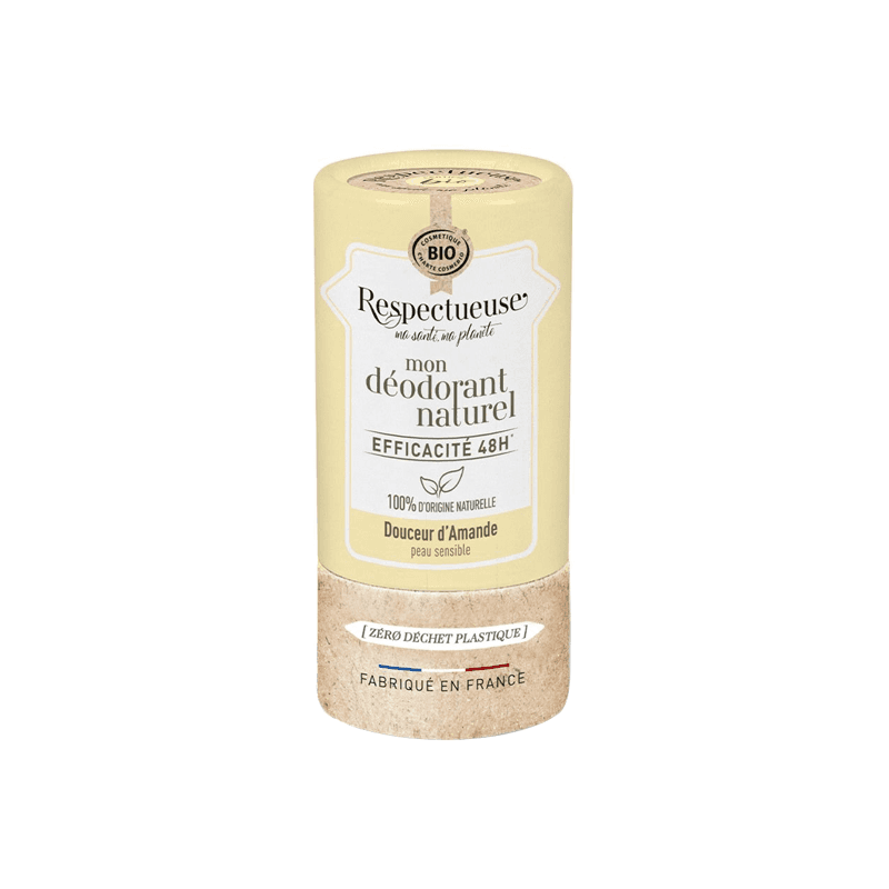 RESPECTUEUSE DEO SOLIDE AMANDE 50G — Pharmacie du Boulevard - Chalon-sur-Saône