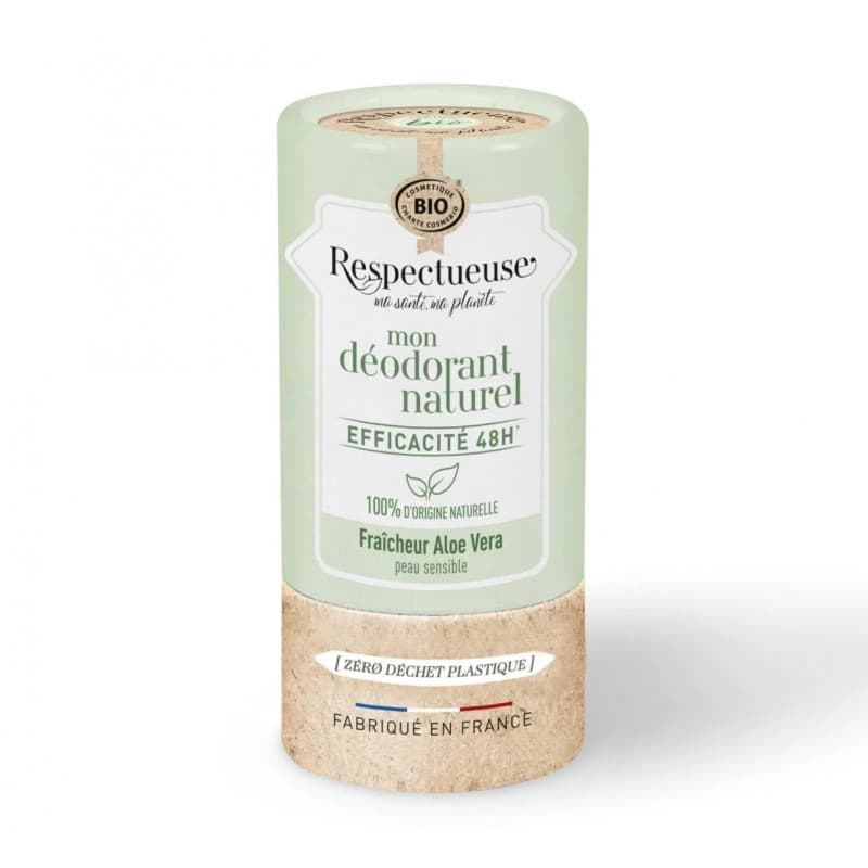 RESPECTUEUSE DEO SOLIDE ALOE 50G — Pharmacie du Boulevard - Chalon-sur-Saône
