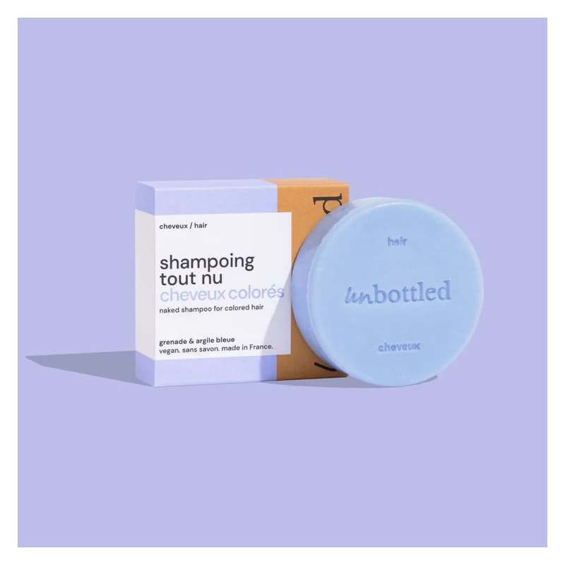 Unbottled Shampooing Solide Cheveux Colores 75g — Pharmacie de Venoix