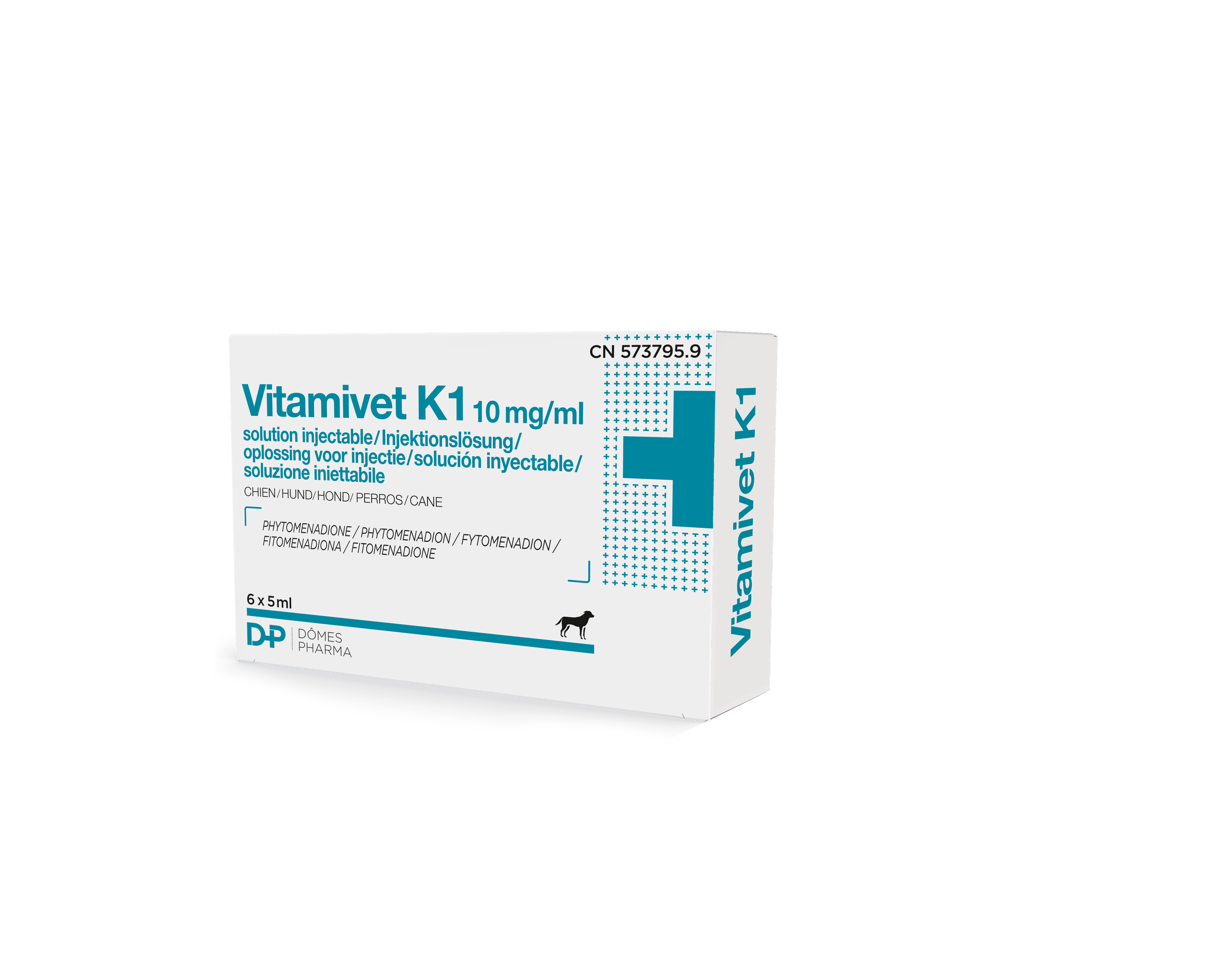VITAMIVET K1 10MG/ML INJ AMP 5ML 6 — Grande Pharmacie des Halles Pharma