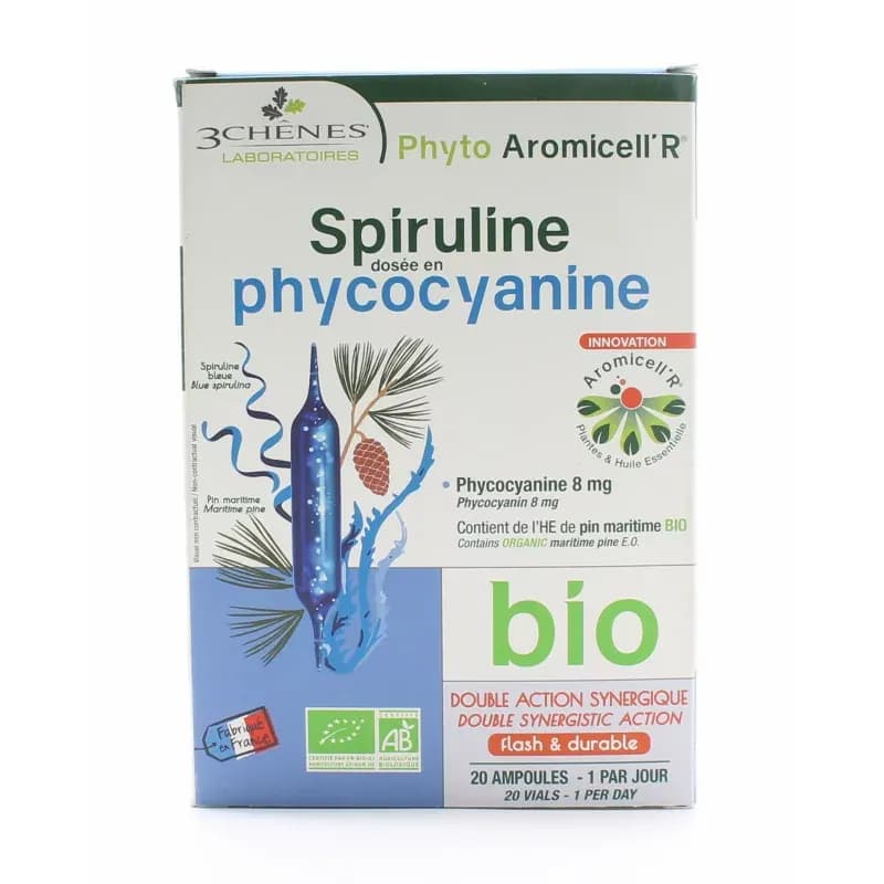 3 CHENES PHYTOAROMICEL SPIRU AMP20 — Pharmacie du Bien Etre