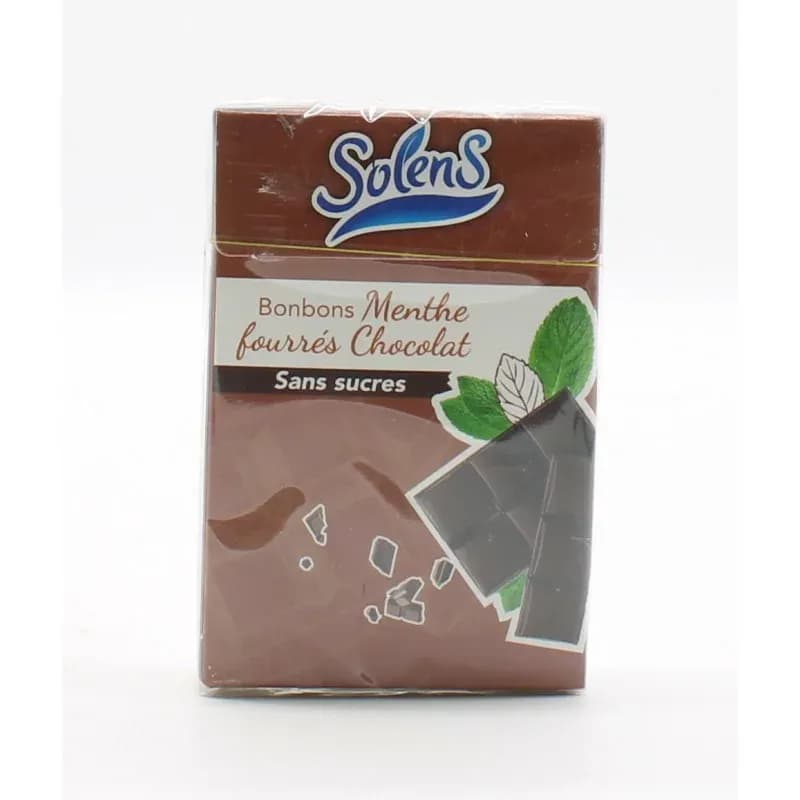 SOLENS S/SUC MENTH FOURR CHOCO 50G — Pharmacie Lafayette des Clairions
