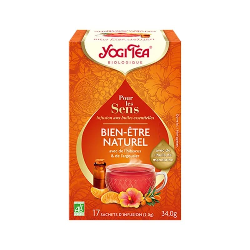 YOGI TEA BIEN-ETRE NATUREL BIO 34G — Pharmacie entre Deux Guiers