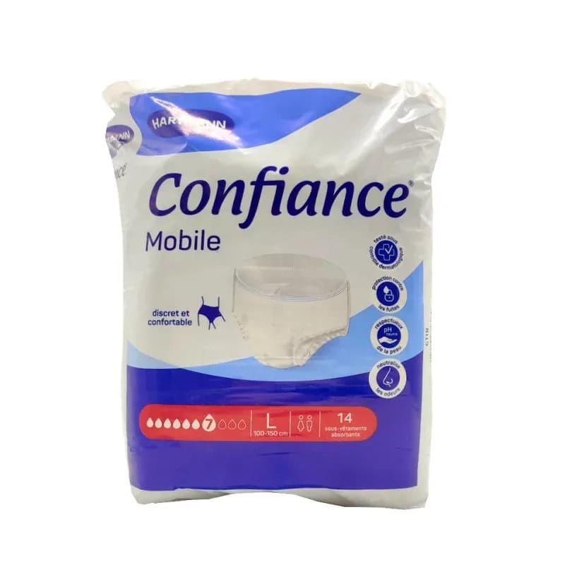 CONFIANCE MOBIL SLIP ABSOR 7G L 14 — Pharmacie Plaine Haute - Crosne