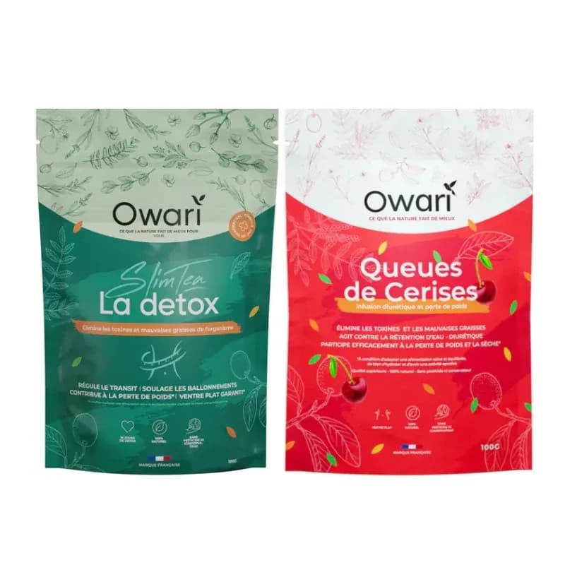 OWARI DUO SLIMTEA + QUEUE CERISE — Pharmacie Du Centre Apothical