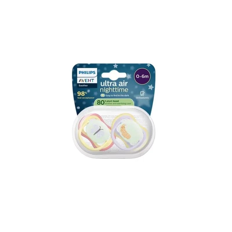 SUCET AVENT U/AIR NIGHT 0-6M F X2 — Pharmacie Rocade by Nexum