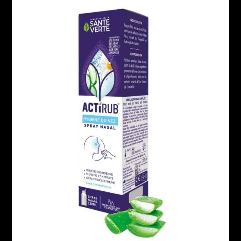ACTIRUB SANTE VERTE SPR NAS 120ML — Pharmacie Du Centre Apothical