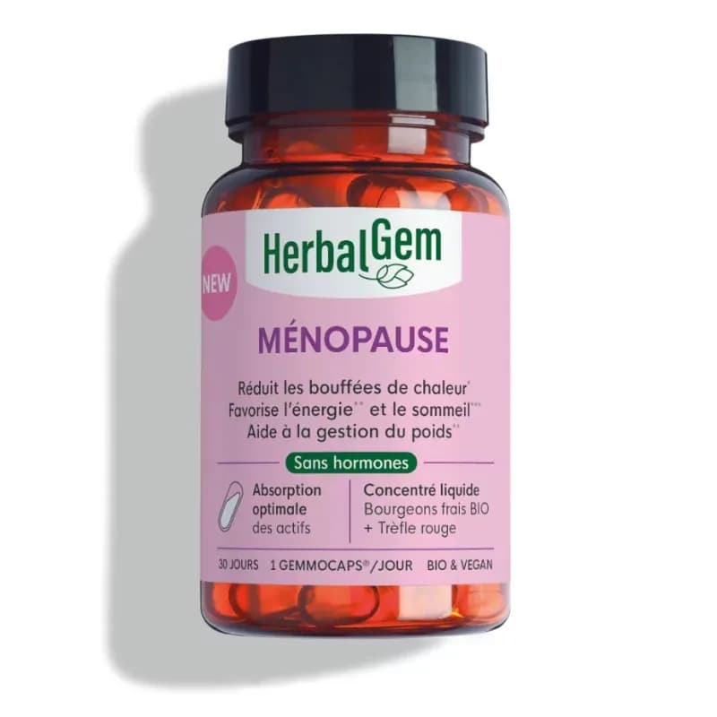 HERBALGEM GEMMOCAPS MENOPAUSE 30 — Grande Pharmacie de la Rode