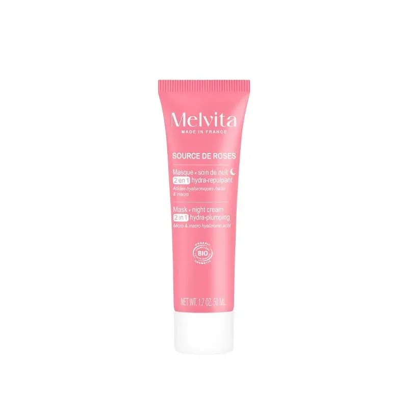 MELVITA ROSE MASQUE NUIT 2EN1 50ML — Pharmacie des Antes by Nexum