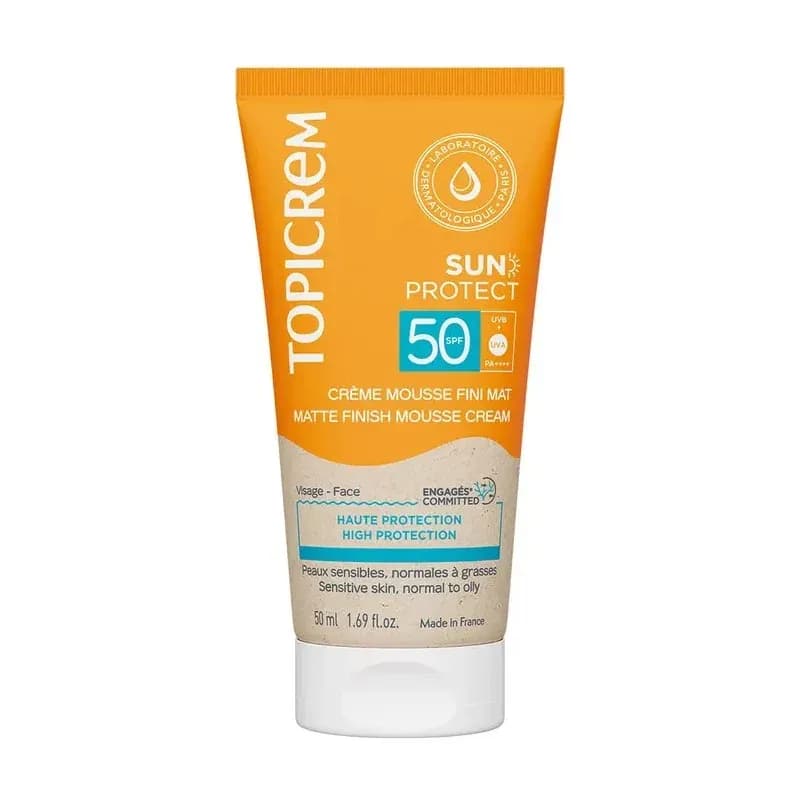 TOPICREM SUN PROT CR SPF50+ 50ML — Pharmacie de la Gare Montparnasse