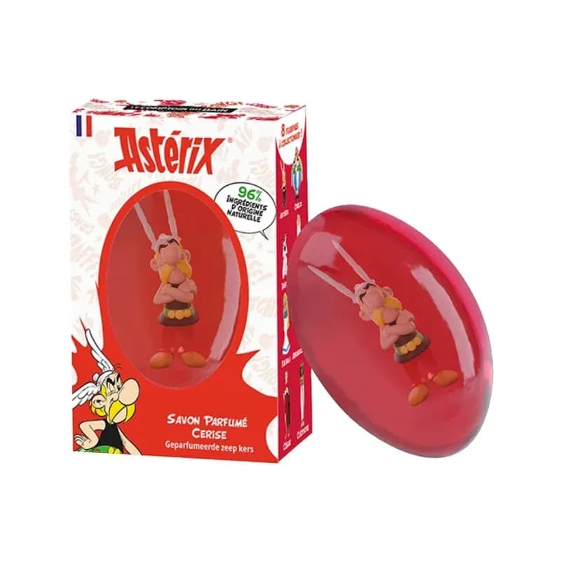 COMP BAIN SAV ASTERIX CERISE 75G — Pharmacie Centrale Gallieni