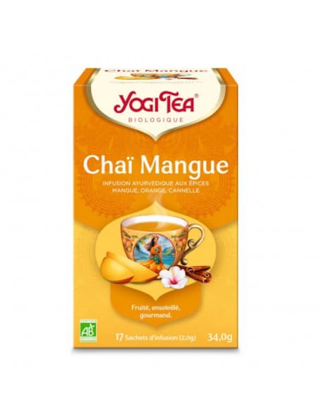 YOGI TEA CHAI MANGUE SACH 17 — Pharmacie du Bien Etre