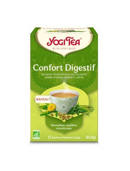 YOGI TEA CONFORT DIGESTIF SACH 17 — Pharmacie entre Deux Guiers