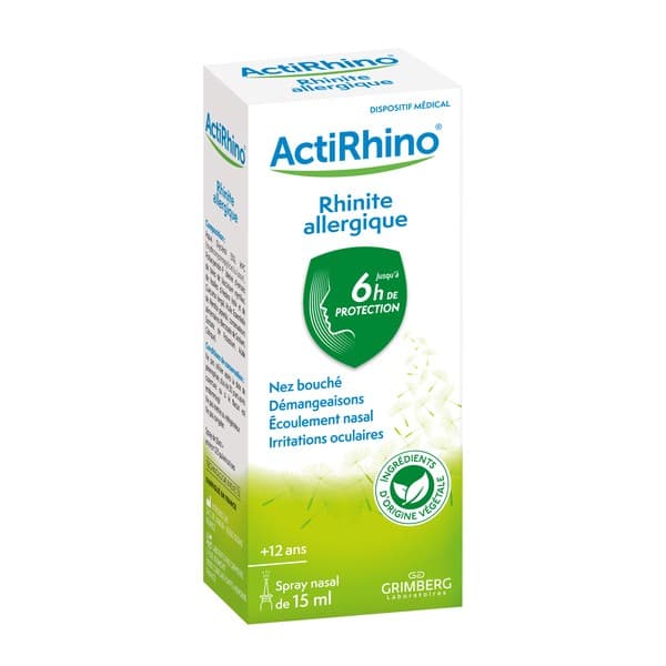 ACTIRHINO RHINITE ALLERGIQ SPR15ML — Pharmacie Riviera