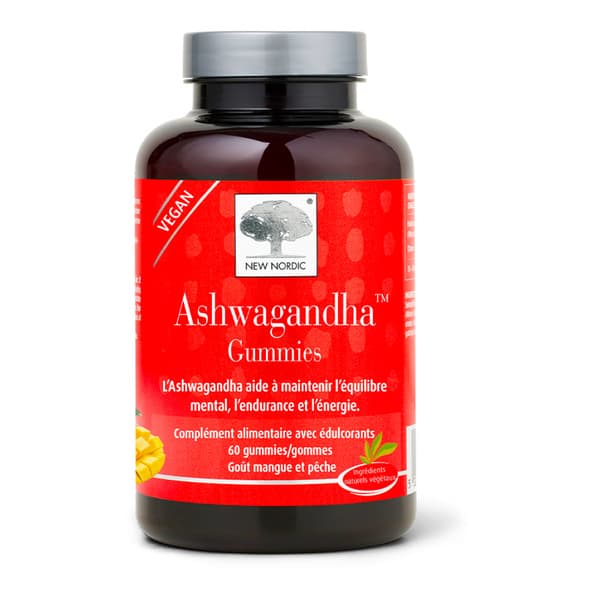 NEW NORDIC ASHWAGANDHA GUMMIES 60 — Pharmacie Du Centre Apothical
