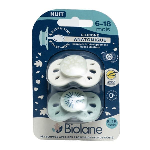 BIOLANE SUCET ANAT NUIT 6 18M V B2 — Pharmacie Bourg Achard