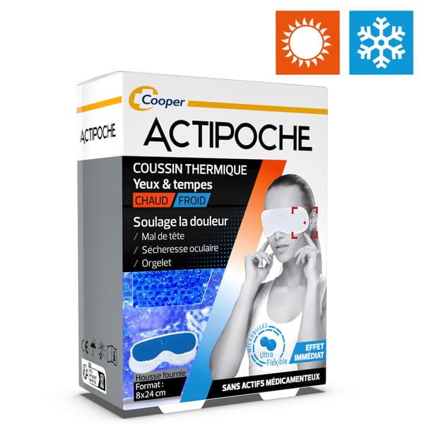 ACTIPOCHE COUSSIN THERM YEUX TEMPE — Pharmacie de Champignol