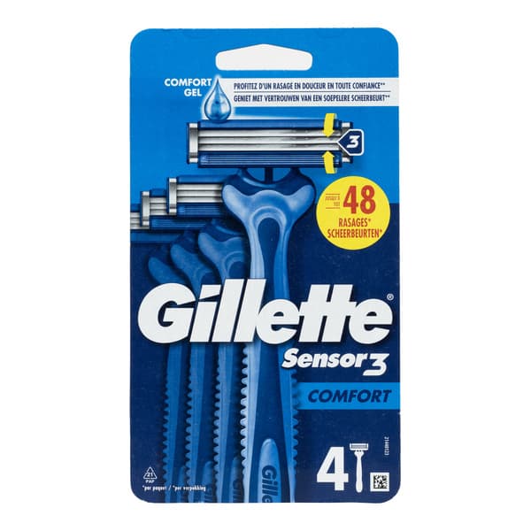 GILLETTE RASOIR SENSOR BT3 — Pharmacie Métro Champigny
