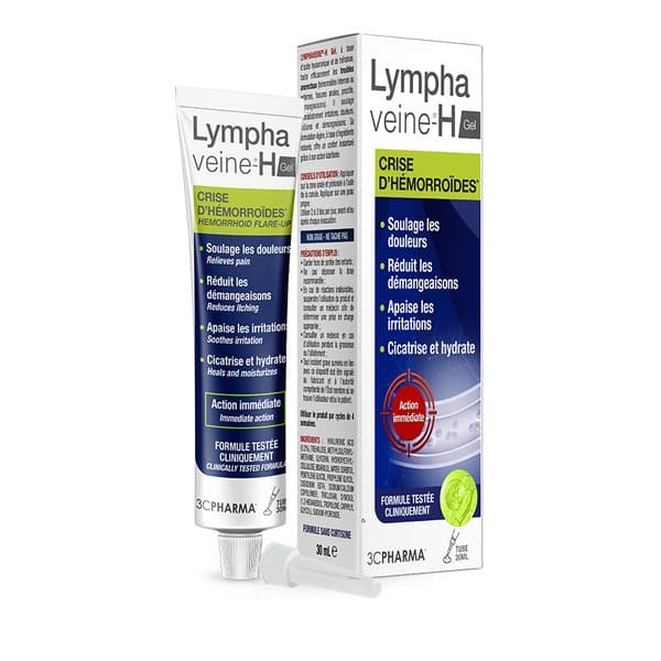 3C PHARMA LYMPHAVEINE H GEL 30ML — Pharmacie Chartreuse