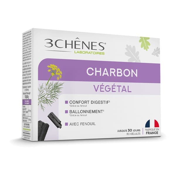 3 CHENES CHARBON GELUL 30 — Pharmacie Du Vieil Abreuvoir