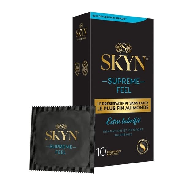 PRESERV SKYN SUPR FEEL EXT LUB 10 — Pharmacie Jean Médecin
