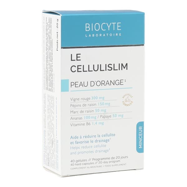 BIOCYTE MINCEUR LE CELLUSLIM 60 — Pharmacie du Carrefour - Bourg-en-Bresse
