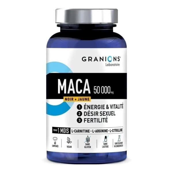 GRANIONS MACA CPR 60 — Pharmacie Bouton - Armentières
