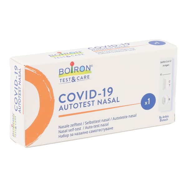 BOIRON TEST&CARE COV-19 AUTOTEST1 — Grande Pharmacie du Pont Suresnes