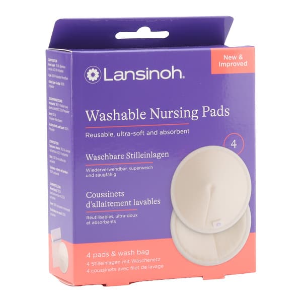 LANSINOH COUSS/ALLAIT LAVABLE X4 — pharmacie confluence ivry