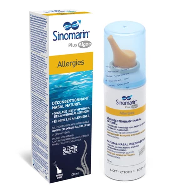SINOMARIN PLUS ALGUE ALLERGIE100ML — Pharmacie Juin