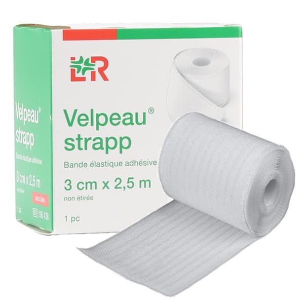 BDE VELPEAUSTRAPP 2,5M X3CM — Pharmacie centrale de la Villette 93 Pharmacie de garde 24h/24