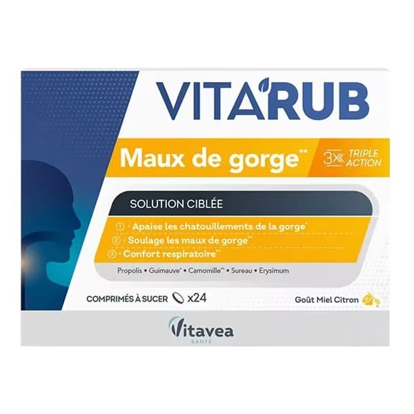 VITA'RUB MAUX DE GORGE CPR 24 — Pharmacie Lyon Grand Trou