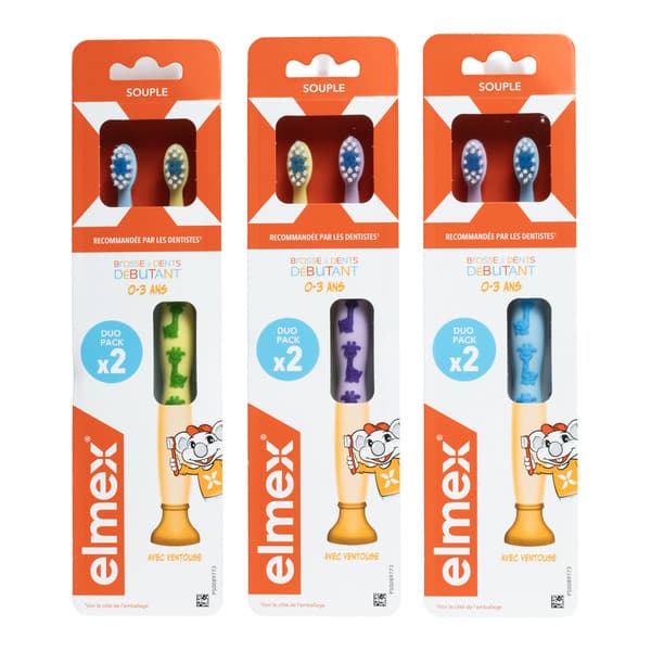 BDEN ELMEX SOUPLE ENF 0-3ANS DUO — Pharmacie Rocade by Nexum