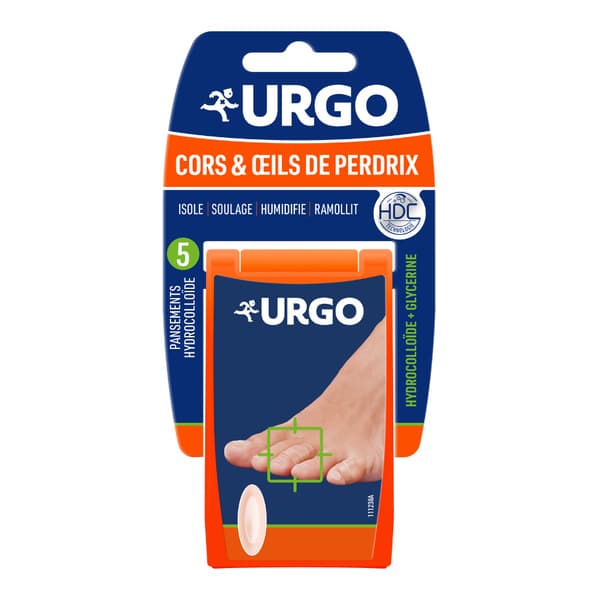 URGO TRAIT COR/OEIL PERDRIX PANS 5 — Pharmacie de la Gare Montparnasse