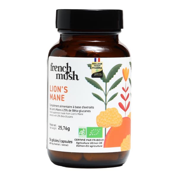FRENCH MUSH LION'S MANE GELU 56 — Grande Pharmacie Lazare Carnot 7j/7