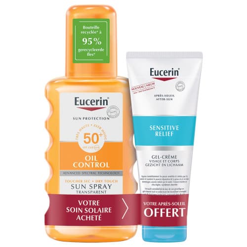 EUCERIN SUN TRANSPSPR SPF50+AP/SOL — Pharmacie des Couronneries