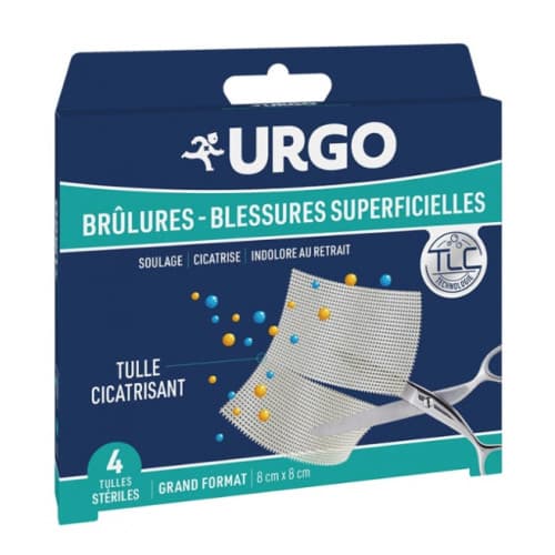 URGO BRULURE TULLE ST 8CMX8CM 4 — Pharmacie des Chalâtres