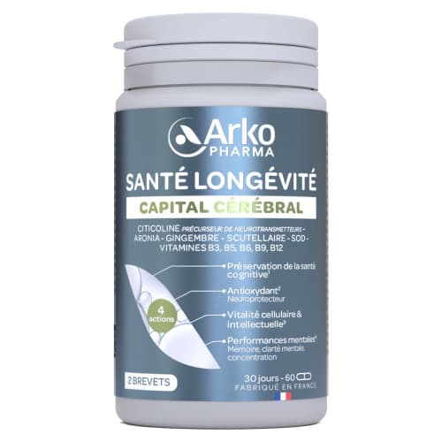 ARKOPHARMA CAPITAL CEREBR GELUL 60 — Pharmacie Lafayette Daloy