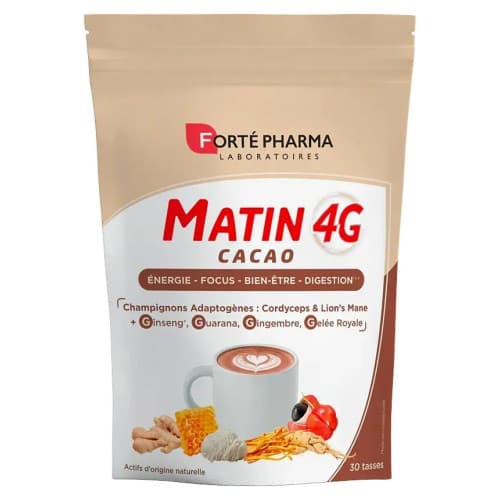 FORTE PHARMA MATIN 4G CACAO SACHET 142G — Pharmacie Du Village Santé
