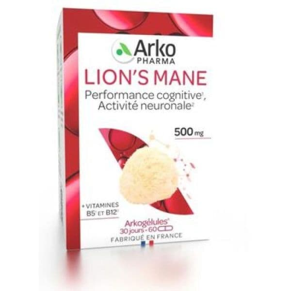 ARKOG LION'S MANE GELUL 60 — Pharmacie Lafayette Daloy