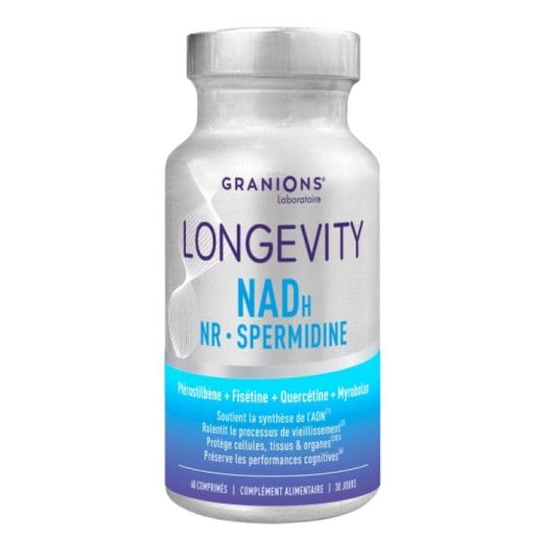 GRANIONS CPLX LONGEVITY CPR 60 — pharmacie onehealth