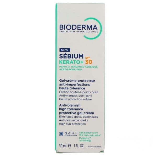 SEBIUM Kerato+ Gel creme SPF30 Tube 30ml — Pharmacie Rocade by Nexum