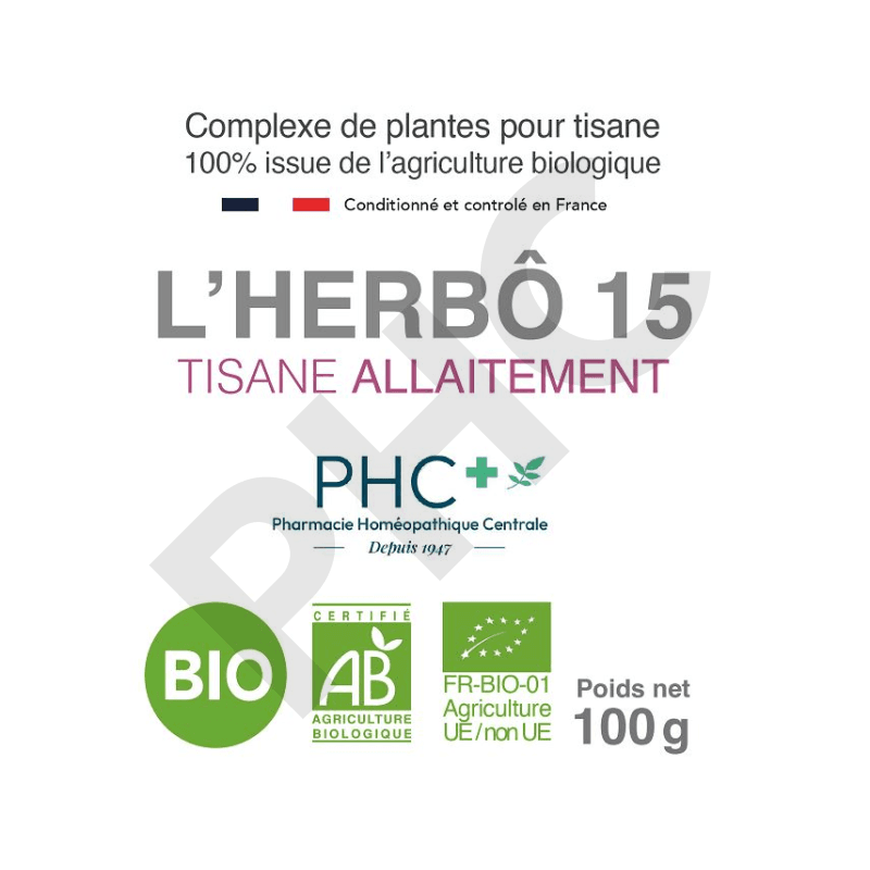 L'HERBOTHIC BIO ALLAITEMENT 100G — Pharmacie de Bois Lemaitre - Marseille