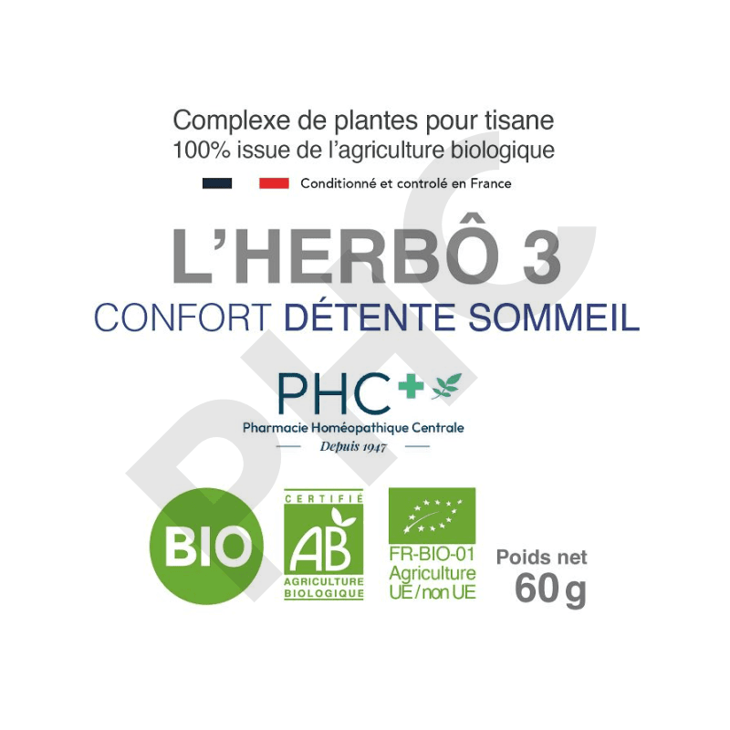 L'HERBOTHIC N3 DETENTE SOMMEIL 60G — Apothical Grande Pharmacie de Fleury