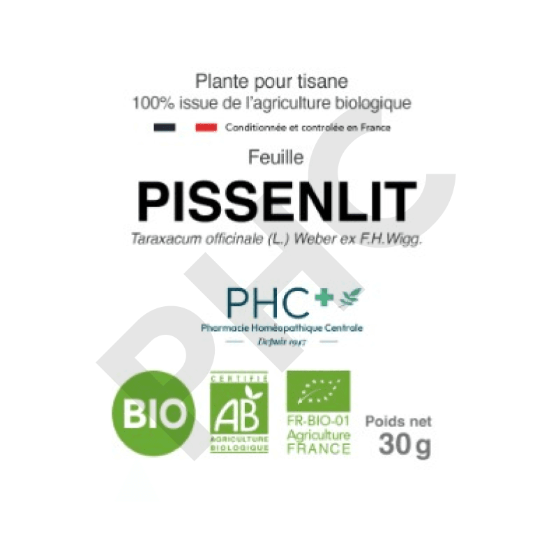 HERBOTHICAIRE TISANES PISSENLIT BIO 30G — Apothical Grande Pharmacie de Fleury