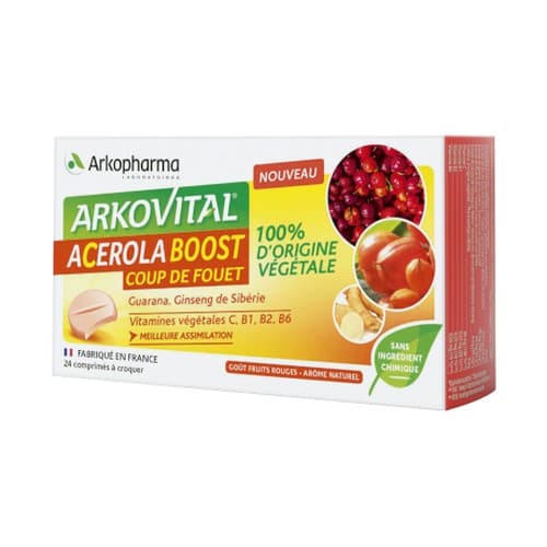 ARKOVITAL ACEROLA BOOST CPR CROQ24 — Pharmacie centrale de Villeparisis